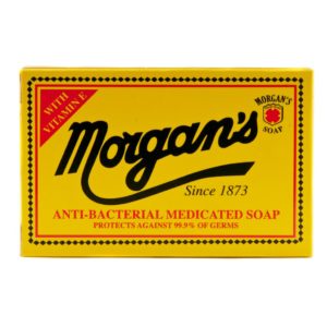 Morgan's Anti Bacterial Soap | Schutz gegen 99,9% aller Keime, tiefenreinigend, bietet lang anhaltenden Schutz. Geeignet fürs Gesicht, hilft Infektionen der Haut und Akne zu verhindern. Täglicher Gebrauch für saubere, gesunde und keimfreie Haut.